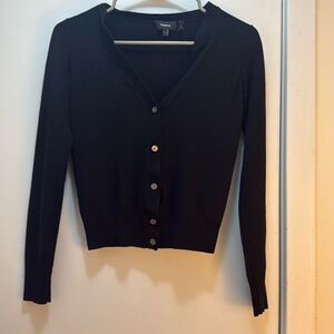 Theory V-Neck Wool Cardigan